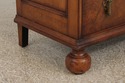 L72888: WRIGHT TABLE CO William & Mary Style Walnu