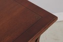 72906: ETHAN ALLEN Inlaid Townhouse Burl Wood Bomb