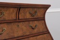 72906: ETHAN ALLEN Inlaid Townhouse Burl Wood Bomb