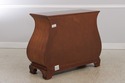 72906: ETHAN ALLEN Inlaid Townhouse Burl Wood Bomb