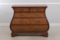 72906: ETHAN ALLEN Inlaid Townhouse Burl Wood Bomb
