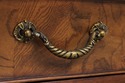 72906: ETHAN ALLEN Inlaid Townhouse Burl Wood Bomb