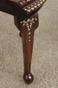 72925: Vintage Anglo Indian Round Inlaid Coffee Ta