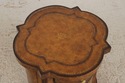 72936: Leather Surface 4 Drawer Lamp Occasional Ta