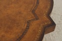 72936: Leather Surface 4 Drawer Lamp Occasional Ta
