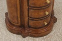 72936: Leather Surface 4 Drawer Lamp Occasional Ta