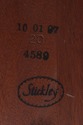 L72937: STICKLEY Mahogany Inlaid Ball & Claw Dinin