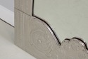 72933: Large Embossed Silver Plated Tall Pier Mirr