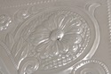 72933: Large Embossed Silver Plated Tall Pier Mirr