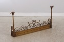 F72956: Gold Finish Iron Gothic Fireplace Fender S
