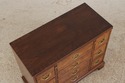 L72972: BAKER Burl Wood 8 Drawer Flip Top Server B