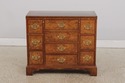 L72972: BAKER Burl Wood 8 Drawer Flip Top Server B