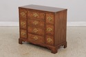 L72972: BAKER Burl Wood 8 Drawer Flip Top Server B