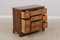 L72972: BAKER Burl Wood 8 Drawer Flip Top Server B