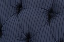 F72976: Pair LILLIAN AUGUST Blue Upholstered Club 