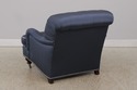 F72976: Pair LILLIAN AUGUST Blue Upholstered Club 