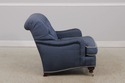 F72976: Pair LILLIAN AUGUST Blue Upholstered Club 