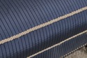 F72976: Pair LILLIAN AUGUST Blue Upholstered Club 