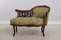 L72985: Vintage French Louis XV Style Small Chaise