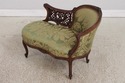 L72985: Vintage French Louis XV Style Small Chaise