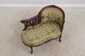 L72985: Vintage French Louis XV Style Small Chaise