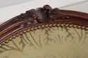 L72985: Vintage French Louis XV Style Small Chaise