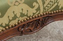 L72985: Vintage French Louis XV Style Small Chaise
