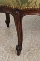 L72985: Vintage French Louis XV Style Small Chaise