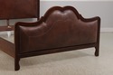 73019: BAKER Queen Size Leather Panel Bed