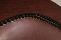 73019: BAKER Queen Size Leather Panel Bed