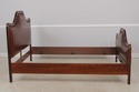 73019: BAKER Queen Size Leather Panel Bed