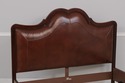 73019: BAKER Queen Size Leather Panel Bed