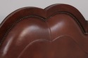 73019: BAKER Queen Size Leather Panel Bed