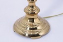 LF73021: WATERFORD Crystal Shade Brass Table Lamp
