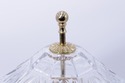 LF73021: WATERFORD Crystal Shade Brass Table Lamp