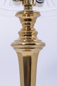 LF73021: WATERFORD Crystal Shade Brass Table Lamp