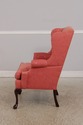 73032: HANCOCK & MOORE Damask Upholstered Wing Cha
