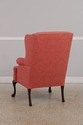73032: HANCOCK & MOORE Damask Upholstered Wing Cha