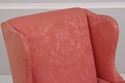 73032: HANCOCK & MOORE Damask Upholstered Wing Cha
