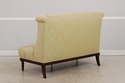 73038: VANGUARD Damask Upholstered Tufted Settee