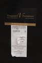 73038: VANGUARD Damask Upholstered Tufted Settee