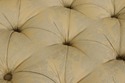 73038: VANGUARD Damask Upholstered Tufted Settee