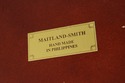 L73039: MAITLAND SMITH Leather Wrapped Bookcase