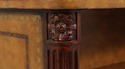 L73039: MAITLAND SMITH Leather Wrapped Bookcase
