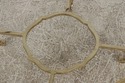 L73047: LABARGE Brass & Glass Cocktail Coffee Tabl