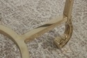 L73047: LABARGE Brass & Glass Cocktail Coffee Tabl