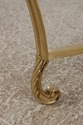 L73047: LABARGE Brass & Glass Cocktail Coffee Tabl