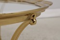 L73047: LABARGE Brass & Glass Cocktail Coffee Tabl