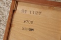 73064: STICKLEY Cherry 4 Door Cherry TV Armoire