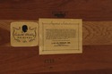 LF73065: STICKLEY Cherry Oval Dining Table w. 3 Le